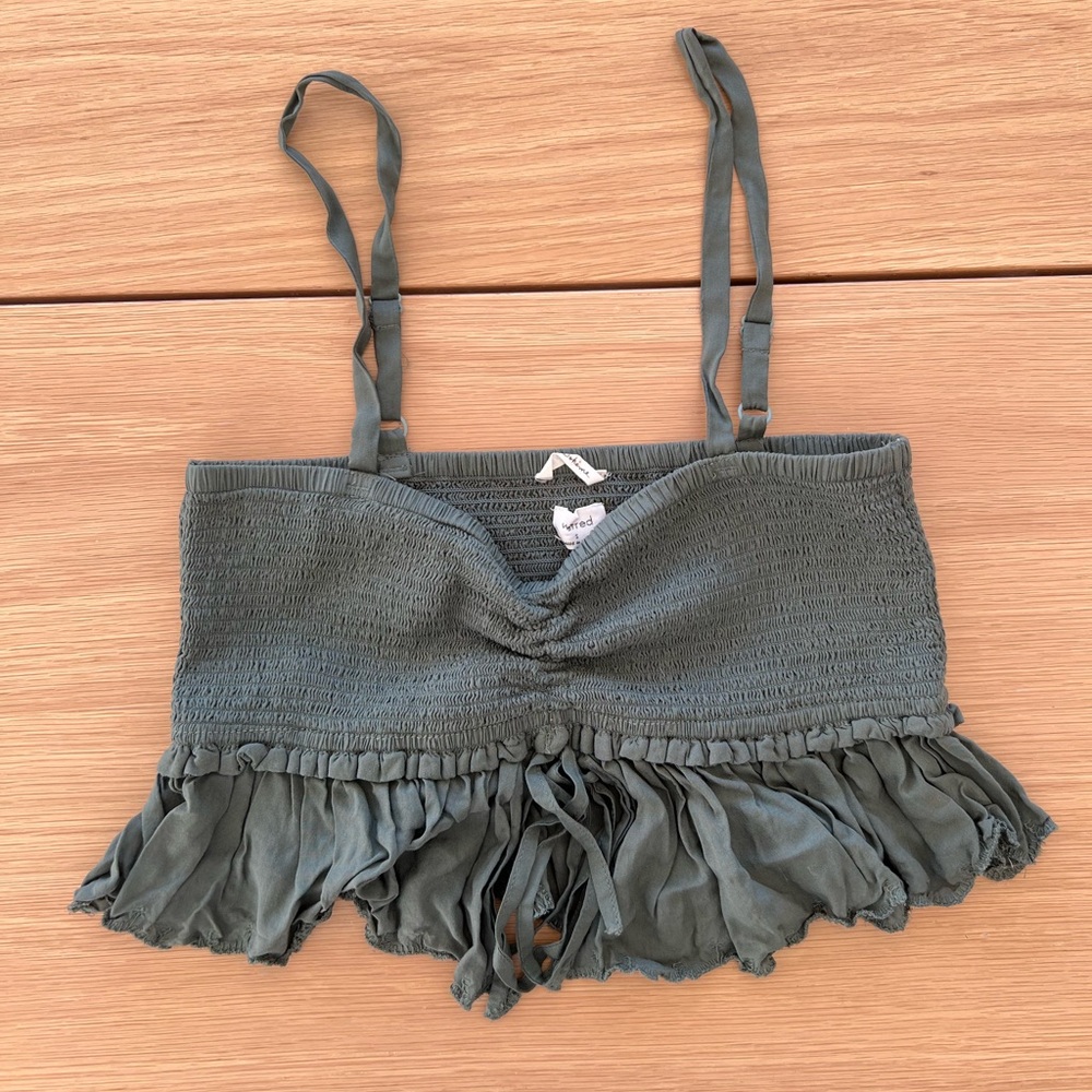 Aritzia Wilfred La Bohème Dareau Tank Green